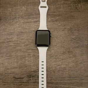 Apple Watch Series 3 with White Sport Band - White
